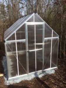 Palram Mythos Greenhouse Finished Exterior